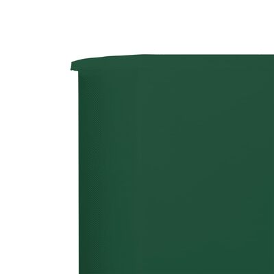 vidaXL Windscherm 6-panelen 800x120 cm stof groen