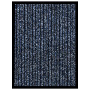 vidaXL Deurmat 40x60 cm gestreept blauw