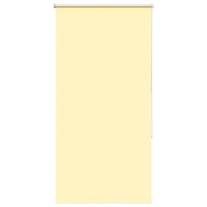 vidaXL Rolgordijn verduisterend 70x130 cm stofbreedte 65,7 cm geel
