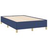 vidaXL Boxspring met matras stof blauw 120x190 cm