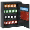 vidaXL Sleutelkluis 30x10x36,5 cm donkergrijs
