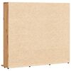 vidaXL Cd-kast 100x23x89,5 cm bewerkt hout artisanaal eikenkleurig