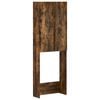 vidaXL Toiletkast ALKMAAR Gerookt eiken 66 x 25,5 x 190 cm