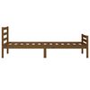 vidaXL Bedframe massief hout honingbruin 75x190 cm