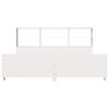 vidaXL Bedframe zonder matras massief grenenhout wit 180x200 cm