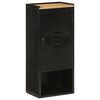 vidaXL Badkamerkast 40x27x90 cm ijzer en massief mangohout