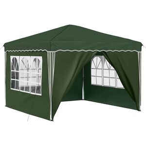 vidaXL Pop-up partytent 288 x 288 x 245 cm Groen Oxford Stof