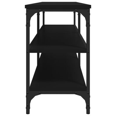 vidaXL Tv-meubel 140x30x50 cm bewerkt hout zwart