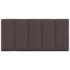 vidaXL Hoofdbordkussen "Hanko" 100 cm stof donkerbruin