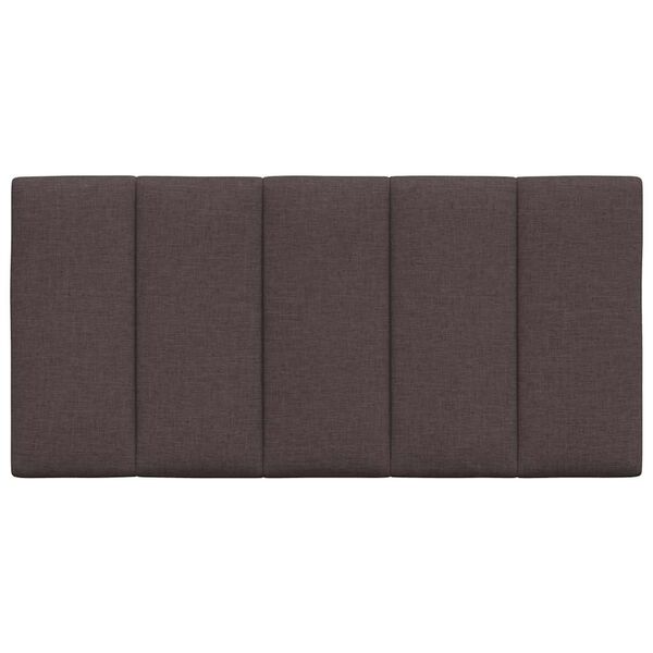 vidaXL Hoofdbordkussen "Hanko" 100 cm stof donkerbruin