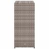 vidaXL Tuinkast 105x55x113 cm poly rattan grijs