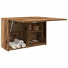 vidaXL Badkamerwandkast 60x25x40 cm bewerkt hout oud houtkleurig