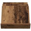 vidaXL Tijdschrift Rek Oudhout 53 x 40 x 28.5 cm Bewerkt hout