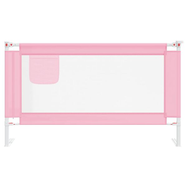 vidaXL Bedhekje peuter 140x25 cm stof roze