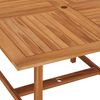 vidaXL Tuintafel 110x110x75 cm massief teakhout