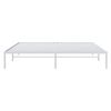 vidaXL Bedframe metaal wit 180x200 cm