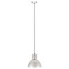 vidaXL Hanglamp rond 25 W E27 28,5 cm zilverkleurig