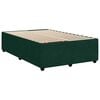 vidaXL Boxspring met matras fluweel donkergroen 120x190 cm