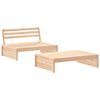 vidaXL 2-delige Loungeset massief grenenhout