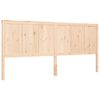 vidaXL Bedframe met hoofdbord massief hout 200x200 cm