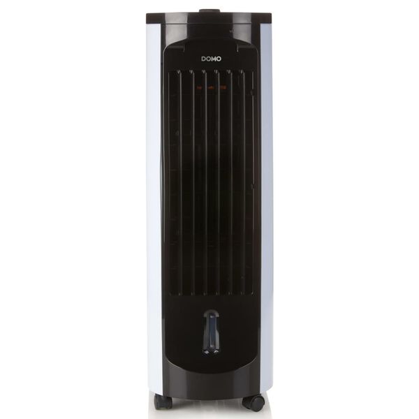 DOMO Luchtkoeler 70 W 67 cm zwart en wit