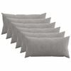 vidaXL Kussensloop 6 pcs HEERLEN Lichtgrijs 40 x 70 cm corduroy