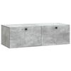 vidaXL Wandbeugel TV-kast Betongrijs 98 x 41 x 30 cm Bewerkt hout