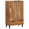 vidaXL Hoge kast met lade Bruin 60 x 33 x 100 cm Massief Mango Hout