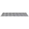 vidaXL Trap Tread Rechthoekig 2 pcs Zilver 70 x 40 cm Aluminium