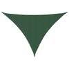 vidaXL Zonnescherm driehoekig 2,5x2,5x3,5 m oxford stof donkergroen
