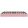vidaXL Ottoman bedframe zonder matras 180x200 cm fluweel roze