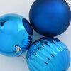 vidaXL Kerstbal Set 4 pcs Blauw Kunststof