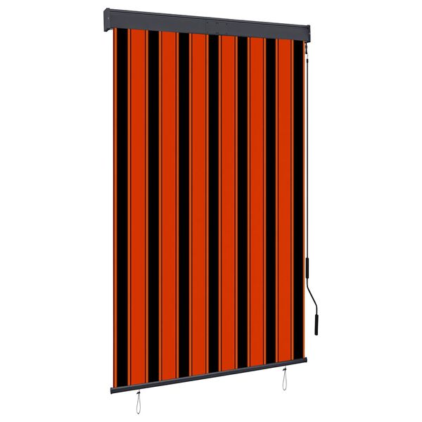 vidaXL Rolgordijn voor buiten 120x250 cm oranje en bruin