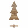 vidaXL Kerstboom met standaard Bruin 150 cm Massief teakhout