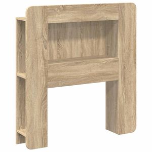 vidaXL Hoofdbordkast met opslag Geconstrueerd hout