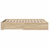 vidaXL Bedframe Bruin 140 x 200 cm Bewerkt hout