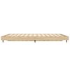 vidaXL Bedframe zonder matras hout sonoma eikenkleurig 120x190 cm