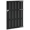 vidaXL Tuinpoort 100 x 150 cm WPC en Aluminium Zwart