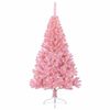 vidaXL Kunstmatig Voorverlicht Kerstboom met 150 LED Roze 120 cm PVC