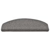 vidaXL Trapmatten 30 st 65x24x4 cm Donkergrijs Halfrond Groot