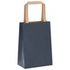 vidaXL Papieren zakken 50 st met hengsels 15x8x21 cm blauw