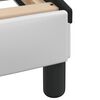 vidaXL Bed "Viana" met matras kunstleer zwart en wit 120x200 cm