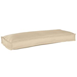 vidaXL Kussen Beige 100 x 40 x 8 cm Oxford Stof