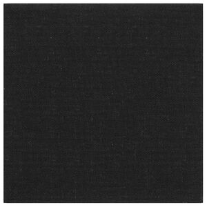 vidaXL Wandhoofdbord 12 st 30 x 30 cm Zwart Stof