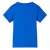 Kindershirt 92 felblauw