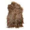 vidaXL Stoelhoes IJslander schapenvacht 70x110 cm bruin