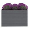 vidaXL Plantenbak verhoogd 150x100x91 cm HKC grijs