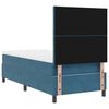 vidaXL Boxspringbed met matras Donkerblauw 100 x 200 cm Stof