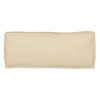 vidaXL Kussen Beige 100 x 40 x 8 cm Oxford Stof