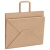 vidaXL Papieren zakken 250 st met hengsels 32x22x24 cm bruin